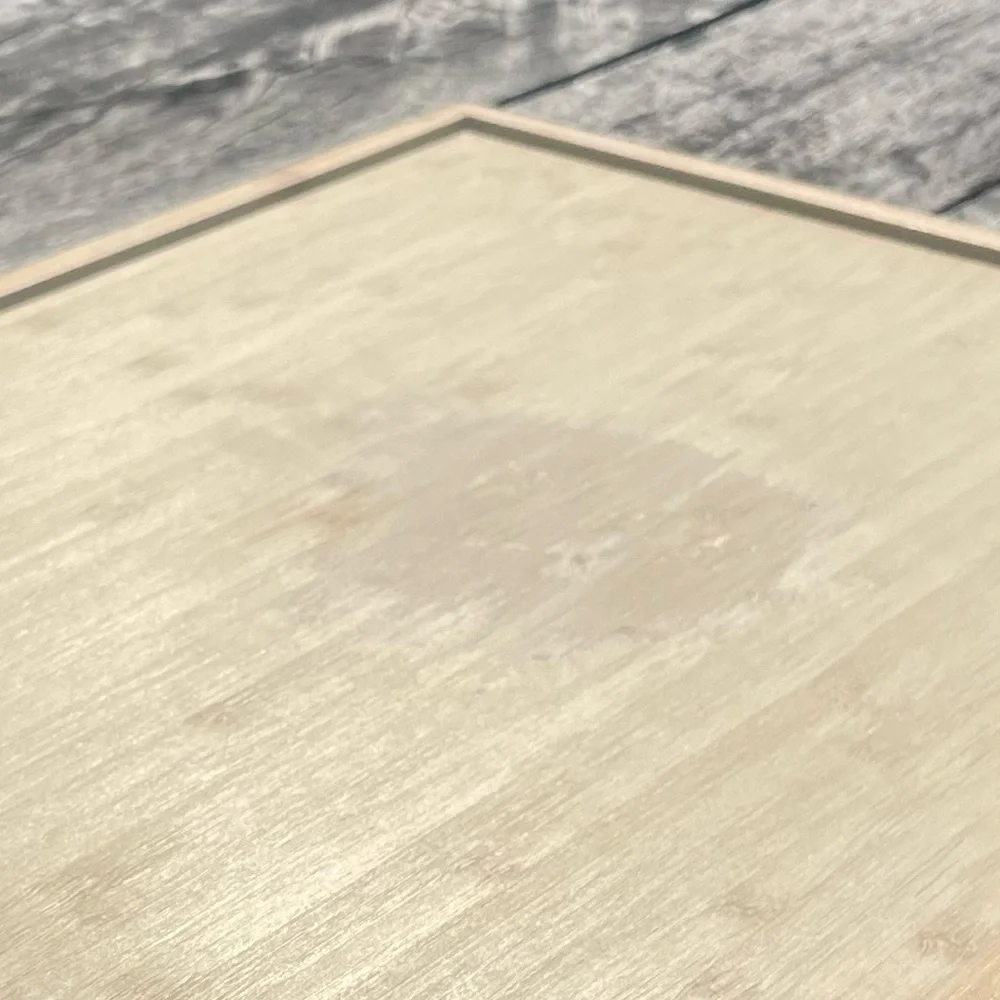 Serving Surface Wooden Tray Tan Yellow
